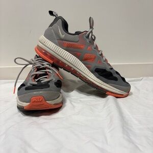 Nike Athletic Shoes in Gray and Orange